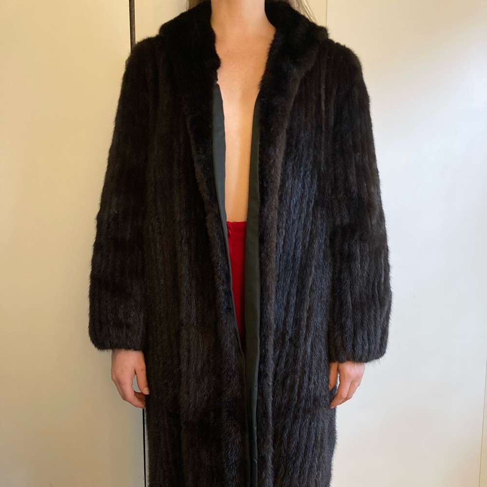 Vintage BLACKGLAMA Mink Fur Coat